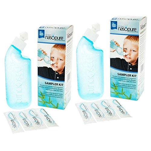 Nasopure Sampler Kit with 8 Ounce Bottle (Set of 2)