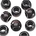Darice Wood Beads Large Hole Dark Walnut Round 16mm with 8mm Hole 100 Pieces (1-Pack) 051166-3