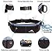 Running Belt - iPhone X 6 7 8 Plus & Samsung Phone Pouch for Runners | Best Women Men Kids Reflective Waist Pocket Belt Gear for Fitness Gym Hiking Workout + Bandana Sports Scarf by ROCCA (Black)