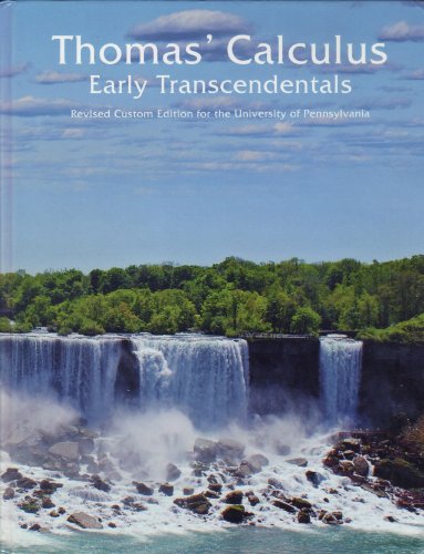 Thomas' Calculus : Early Transcendentals 1256442887 Book Cover