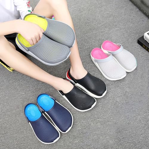 GGEROU Men's and Women's LiteRide ClogԺåCasual Shoe Mules, Classic Casual Sports Clogs/Sandals with Adjtable Back Strap - Extraordinary Comfort Technology - Comfortable & LightWeight