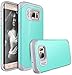 E LV Case for Galaxy S7 Edge Case (Shock Proof Defender) Slim Case Cover - Impact Resistant Armor Hybrid Protection for Samsung Galaxy S7 Edge - [Mint/Grey]