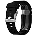 Newest Replacement Bands for Charge HR,sunyfeely Silicone Small Large Band Bracelet Strap for Fitbit Charge HR Wireless Activity Wristband (black, large)