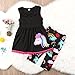 2-7T Toddler Girls Pony Sleeveless Shirt Tops Cropped Pants Outfits Clothes Set(5-6T, Black)