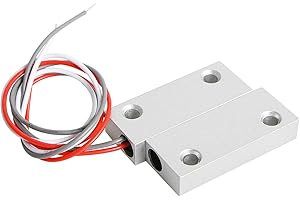 AOJE LINK-ELECTRIC Aoje-Link MC-52 NC + NO Wired Magnetic Switch Door Window Reed Switch Micro Alarm Magnetic Contact Security Silver Gray 1pcs
