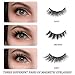Magnetic Eyelashes with Eyeliner, JDO 12 PCS Upgraded 3D Magnetic Eyelashes and Eyeliner, Reusable Fake Lashes No Irritation No Allergy 3 Styles Lashes with Applicator for Party Dating Wedding