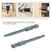 10pcs Triangle Screwdriver Bits,1/4inch Shank 65mm S2 Alloy Steel Triangle Head Screwdriver Bits Set H6.365mm2.7