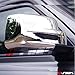 A-PADS Compatible with(Just Overlay Stick on, NOT for SNAP in Replacement) Chrome Mirror Cover for Dodge Nitro 2007-2012 / Jeep Liberty 2008-09 10 11 12 & Patriot 08-13 14 - Full Chromed Mirror