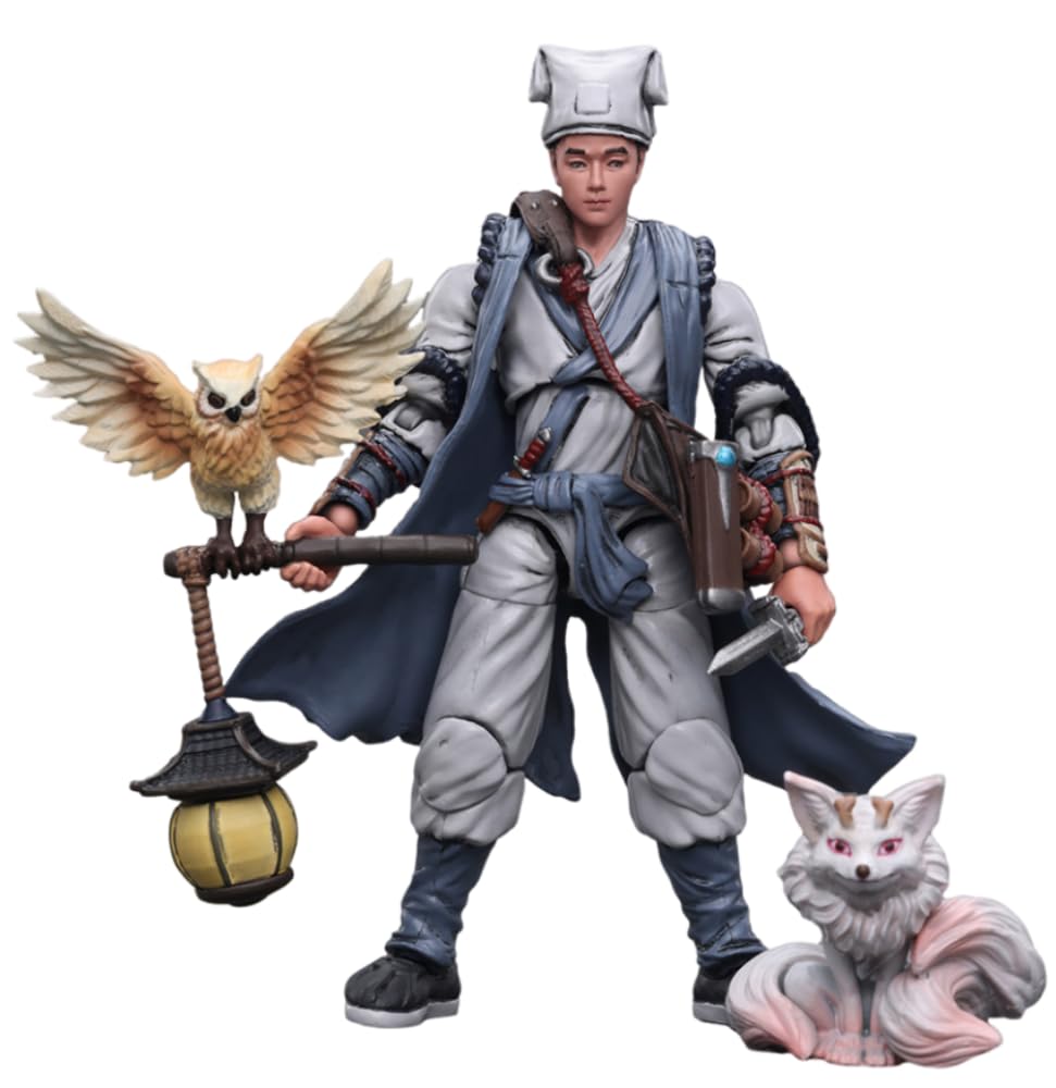 HiPlay JoyToy Warhammer 40K Collectible Figure: Dark Source-JiangHu Zongshi Tomb Huai-En Xu 1:18 Scale Action Figures