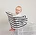 Milk Snob Original 5-in-1 Cover - Nursing Cover for Breastfeeding - Baby Car Seat Cover, Carseat Canopy & Stroller - Essential All-in-One Cover - Gift for Mom, Baby (Cream and Gray Stripe)