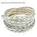 LED Strip Lights, SurLight Waterproof 16.4Ft/5M 300LEDs SMD 5050 12V DC Flexible LED Light Strips, 6000K Daylight White, LED Rope Lights for Home Kitchen Car Bar Cabinet Closet Indoor Outdoor Use