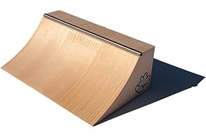 Generic LC Boards Fingerboard Quarter Pipe V2 Wood RAMP