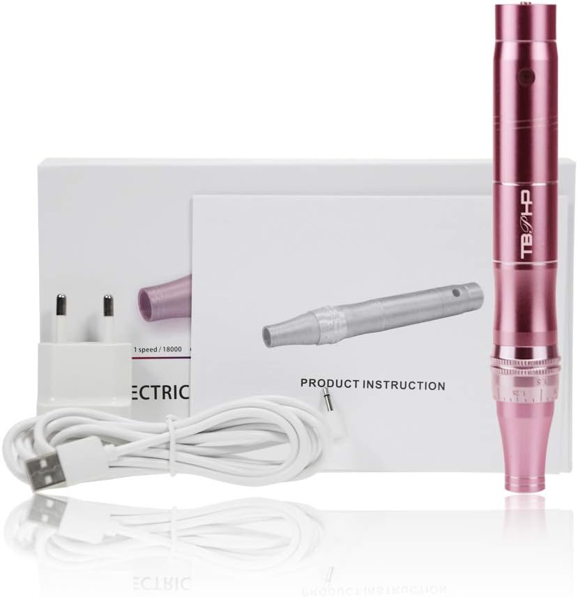 DermaPen Microneedle - Rotulador eléctrico de ajuste de 0,25 mm a 2,5 mm con sello de micro aguja para dispositivo de terapia de piel antienvejecimiento (inalámbrico retráctil): Amazon.es: Belleza