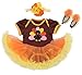 Newborn Infant Girls Thanksgiving Turkey Romper Set Outfit