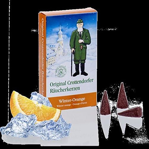 Original Crottendorfer Räucherkerzen Duft Winter - Orange Erzgebirge neu ;FW892HJT23T423154
