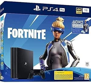 Sony PS4 Consola Pro 1TB + Fortnite Europa Black : Amazon.es ...