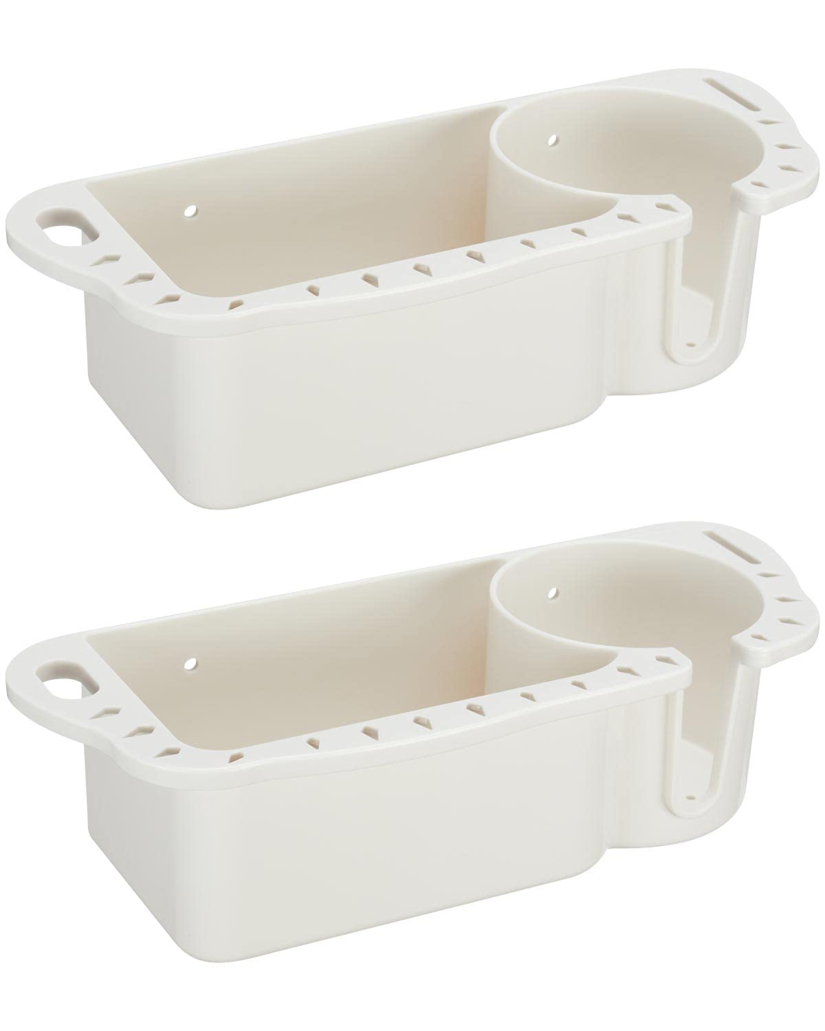 Kemimoto Boat Caddy Organizer, Marine Cup Holder Universal Fit for Bass Boat Kayak Pontoon Jon Boat Fishing Caddy Cabin Storage