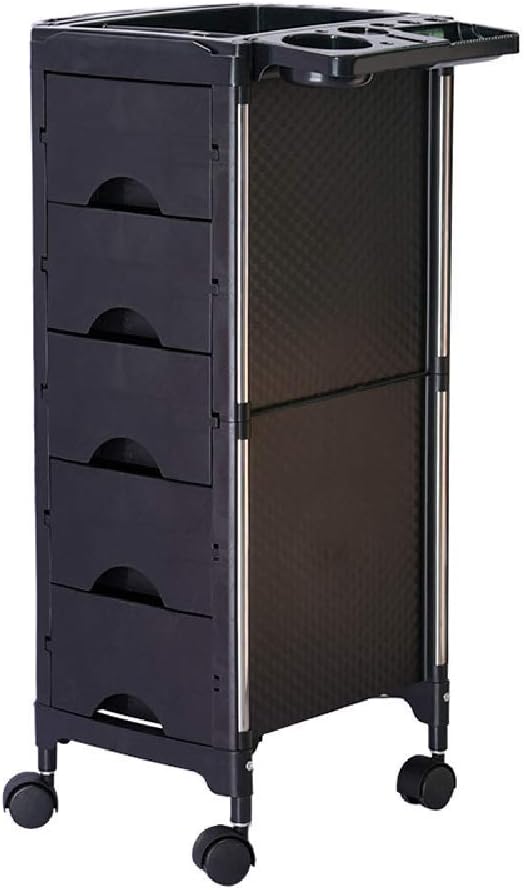 6 Ebenen Salon Aufbewahrungswagen Friseurwagen Multifunktions