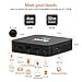 Android 9.0 TV Box 4GB RAM 32GB ROM, Bqeel TV Box Android S905X3 Quad-Core 64bit with Dual-WiFi 2.4G/5.0G, 3D Ultra HD 8K4K H.265, BT 4.0 USB 3.0 Smart TV Box with Wireless Mini Keyboard