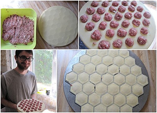 RAVIOLI MAKER  MEAT DUMPLINGS PELMENI KREPLACH PASTA FORM MOULD MOLD + START MANUAL