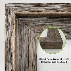Eosglac 4x6 Rustic Picture Frame, Farmhouse Photo