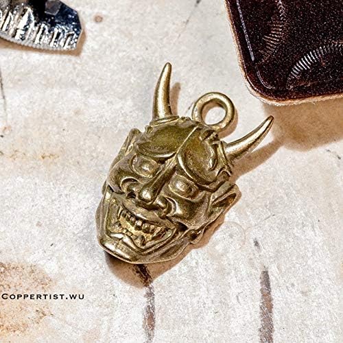 Best Quality - Key Chains - Brass Japanese Hannya Ghosts and Monsters Metal Key Chains Accessory Jewelry Key Chains Holder Men Keychain - by PPL88-1 PCs