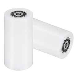 uxcell 2Pcs Nylon Roller Wheel with