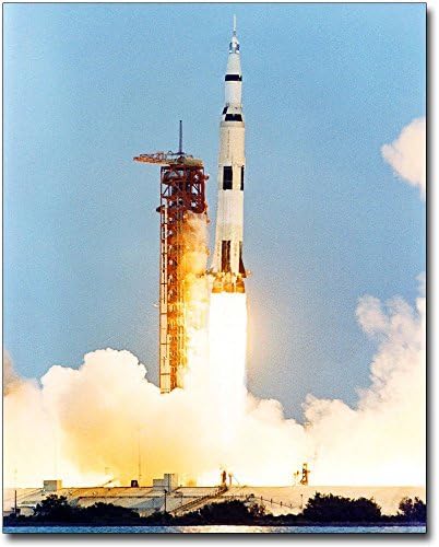 Photographs - Apollo 13 Saturn V Rocket Launching 1970 11x14 Silver Halide Photo Print