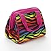 Fit & Fresh Riley Insulated Lunch Bag with Zipper, Rainbow Zebra