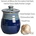 Garlic Clove Stoneware Canister Keeper with Vented Lid