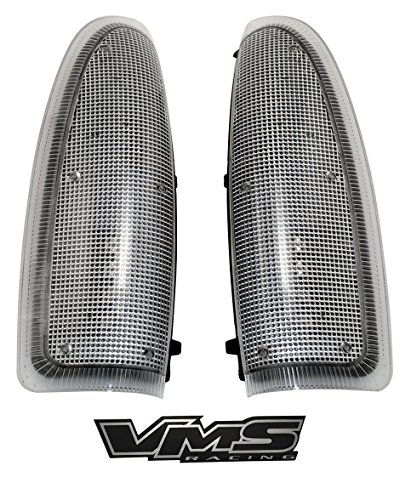 03-07 CLEAR SIDE MIRROR LED Lights Assembly Lenses 2Pc Piece Set Kit for FORD Superduty Excursion SML 264120CL Transparent F250 F350 03 04 05 06 07 2003 2004 2005 2006 2007