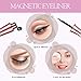 Magnetic Eyelashes and Magnetic Eyeliner,Lavone Magnetic Eyelash Kit,Natural Look Eyelashes,3 Style Eyelashes with Tweezers
