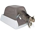 PetSafe ScoopFree Original Automatic Self-Cleaning Cat Litter Boxes - Purple or Taupe - Ultra with Health Counter - Includes 
