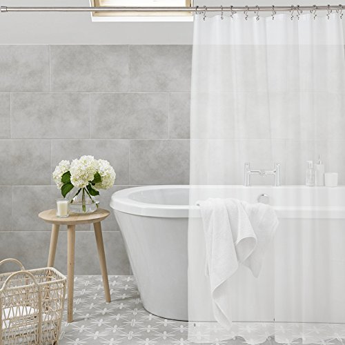 Amazer shower curtain liner, 72" x 72" froste…