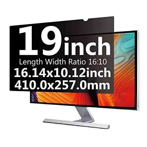 Xianan 19″ inch Wide Screen 16:10 Monitor Filters 16.14×10.12inch/410x257mm Privacy Filters Privacy Screen Filters Protectors Anti-Glare