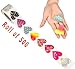 1000PCS Valentine's Day Heart Stickers Labels Roll - Party Decorations Favors Gifts Supplies
