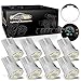 Partsam T10 194 LED Light Bulb 168 LED Bulbs Instrument Panel Gauge Cluster Dashboard LED Light Bulbs No-Polarity 2825 Dome Map Lights - 8Pack White