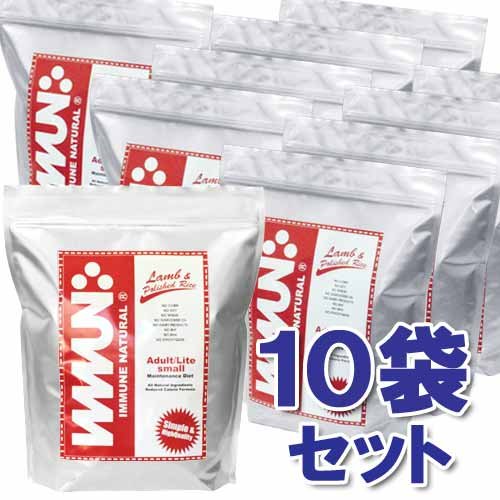 アダルトライトスモール22ポンド 2ポンド 10袋セット 50ポンド 10袋セット イミューンナチュラル 50ポンド 10袋セット B002d1tsne ドライ半生 超目玉枠