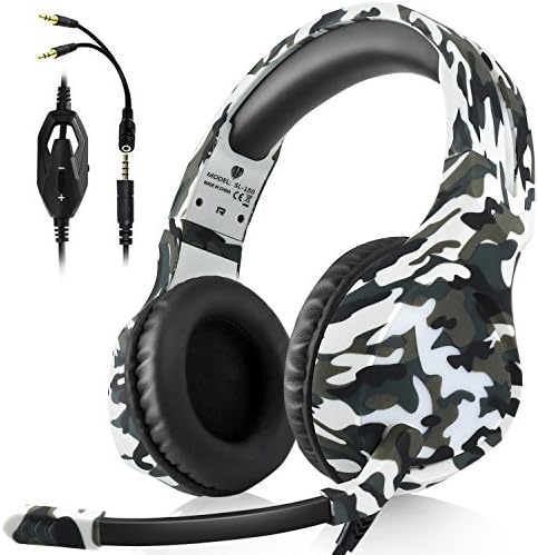 Gaming Headset for PS4, Xbox One, PC, Mac, Gaming Headphones with Mic