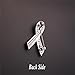 U7 Women Decoration Jewelry Platinum Plated CZ Inlaid Breast Cancer Awareness Pink Ribbon Brooch