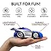 Force1 Gravity Defying RC Car - Remote Control Car for Floor or Wall Rechargeable Fast RC Car (Blue)