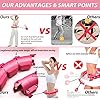 Ansharinc-Weighted-Hula-Hoops-for-Adults-and-Kid-Fitness-Hula-Hoops-at-Home-and-Office-Smart-Hula-Hoops-for-Weight-Loss-1kg-Adjustable-Weighted-Hula-Hoop-for-Exercise Weighted Hula Hoops for Adults and Kids , Smart Hula Hoops for Weight Loss, 1kg/52inch Adjustable Weighted Hula Hoop for…