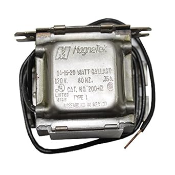 Ge Magnetek 200H2 Ballast for 1 F15T12 or F20T12 Lamp Run ... f20t12 wiring diagram 