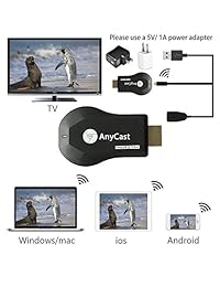Yehua   Adaptador de pantalla para iPhone, iPad, Android, Windows a HDTV, proyector, compatible con Miracast Airplay DLNA
