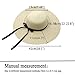 Ronly Women Sun UV Hat Summer Straw Hats Girl Sun Protection Big Brim Beach Hat