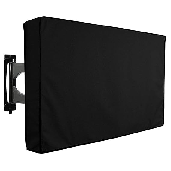 OutdoorLines TV-Abdeckung Wasserdicht – Für 40-43 Zoll Fernseher, 420D Oxford, UV-beständig, Mit Fernbedienungstasche