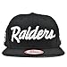 New Era Los Angeles Raiders 9Fifty Black and White Vintage Script N.W.A Adjustable Snapback Hat NFL