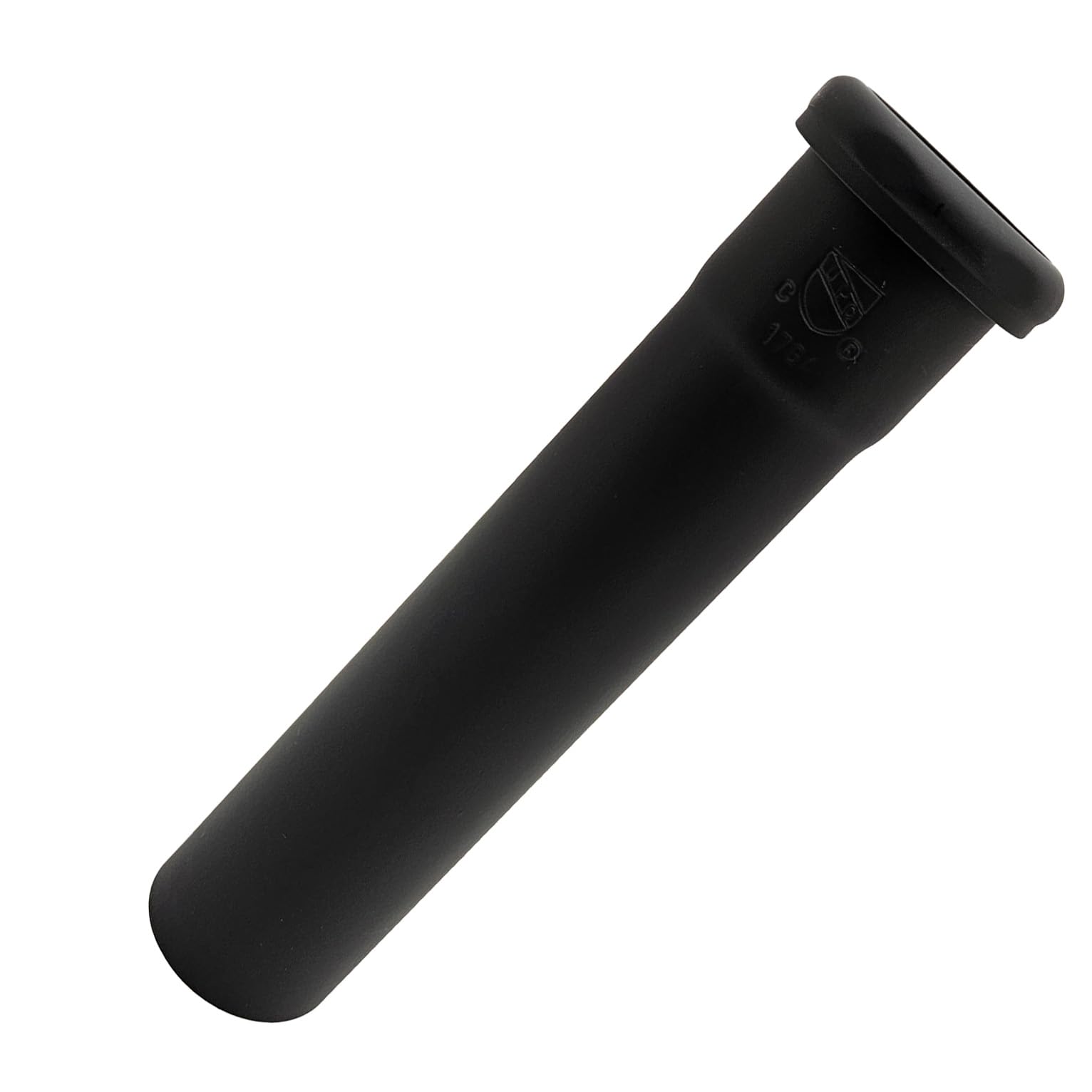 Westbrass D420-62 1-1/4" OD x 8" Slip Joint Extension Tube, Matte Black