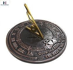 Nautical-Mart Garden Sundial Grow Old with Me -The