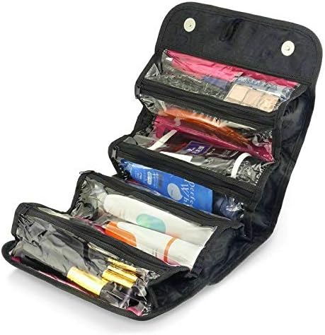 Forever Haru Roll Up Travel Cosmetic Makeup Bag Toiletry Hanging Zip Organizer Storage Case Pouch… 5 Forever Haru Roll Up Travel Cosmetic Makeup Bag Toiletry Hanging Zip Organizer Storage Case Pouch…